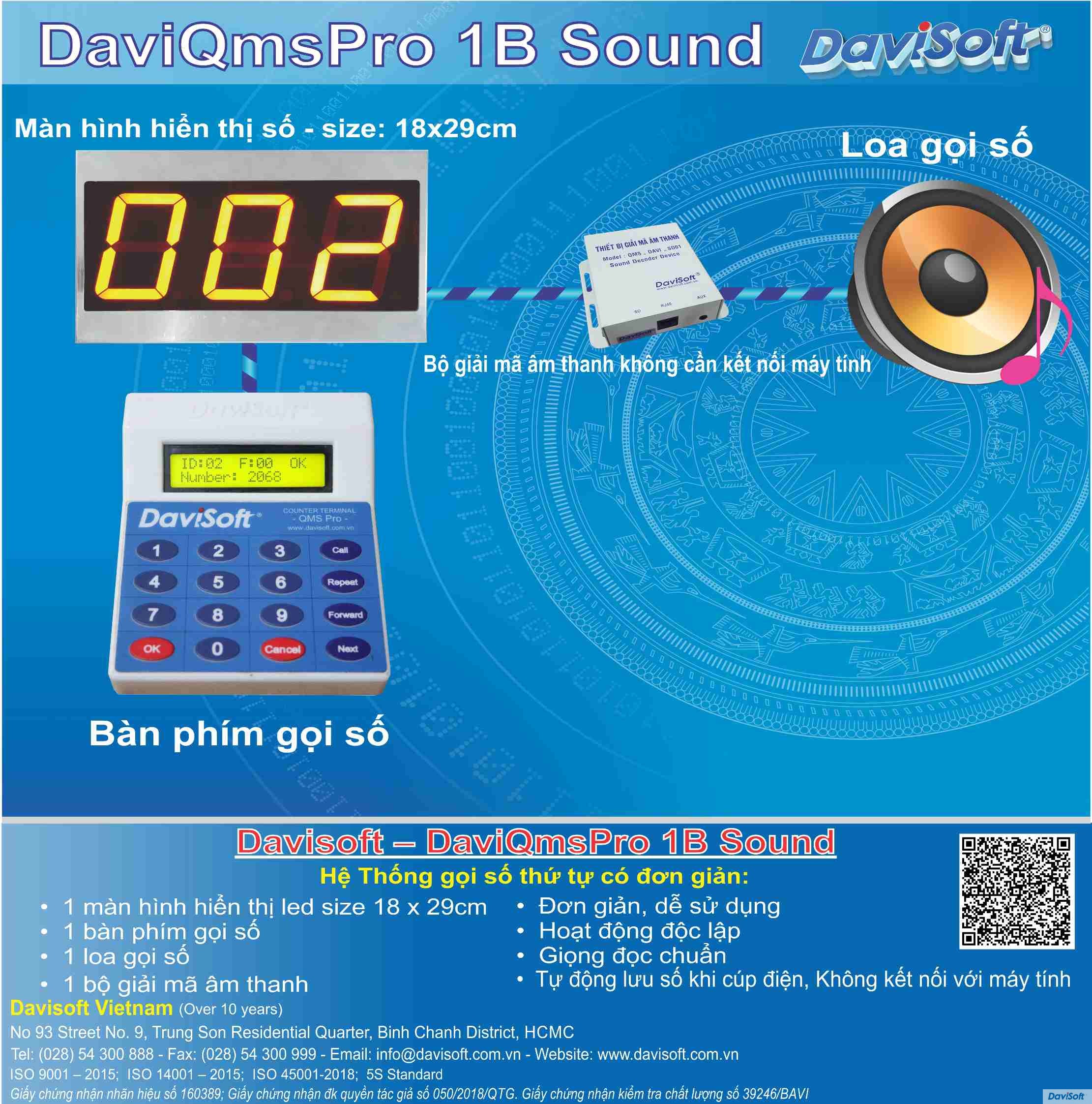 QMS Pro 1B Sound