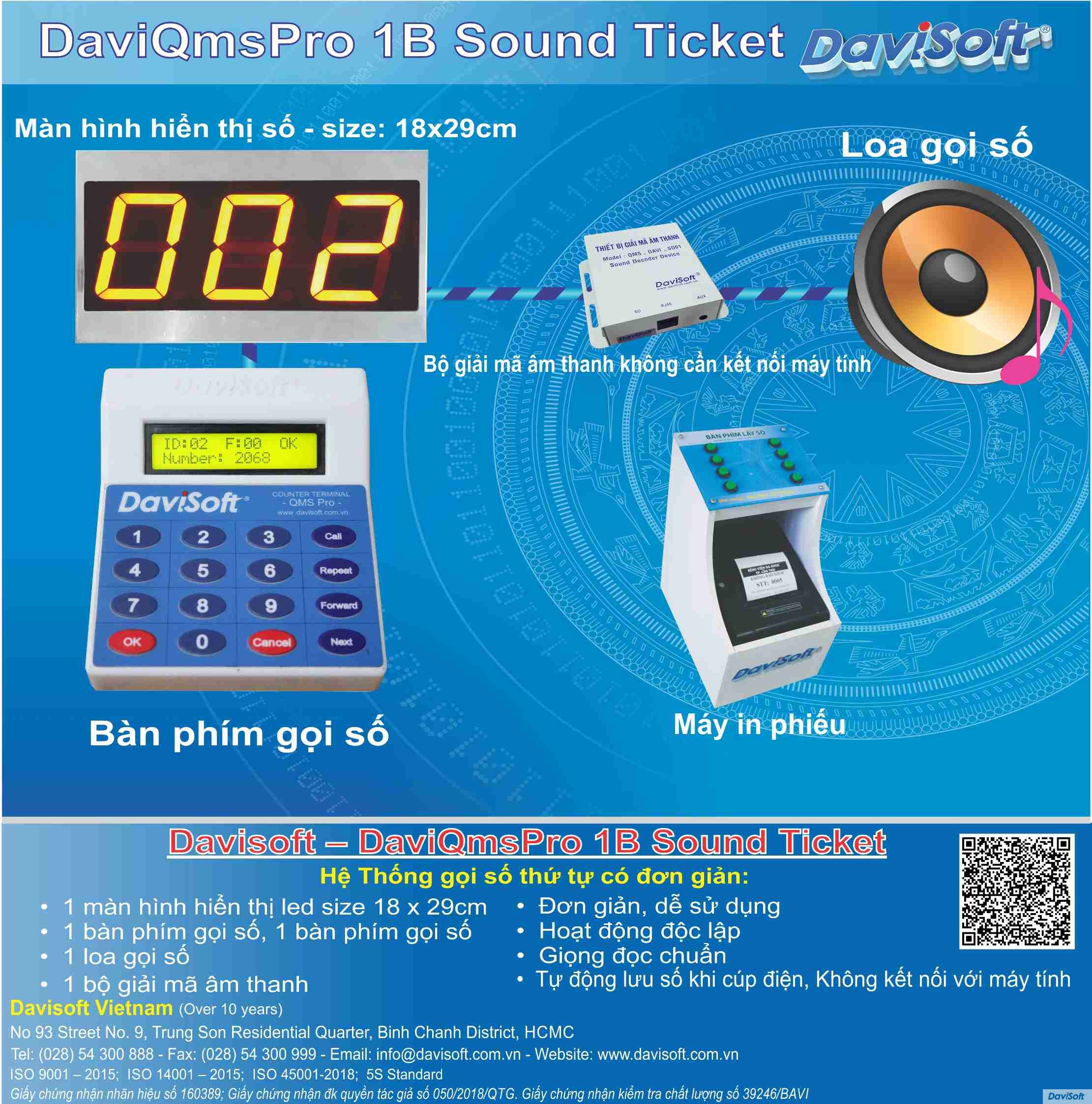 QMS Pro 1B souch Ticket